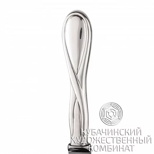 Нож столовый из серебра 925 пробы