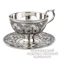 Кофейная пара из серебра