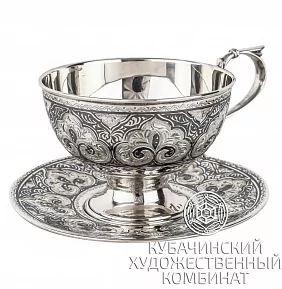 Кофейная пара из серебра