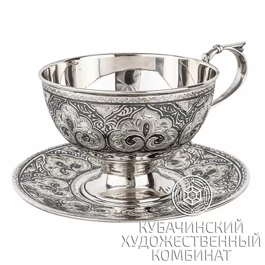 Кофейная пара из серебра