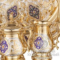 Чайный сервиз из серебра 925 пробы
