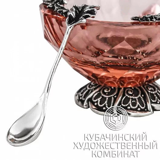 Солонка из серебра 925 пробы