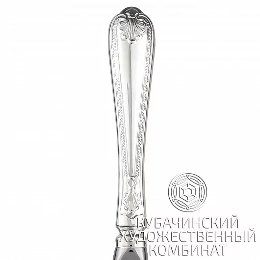 Нож столовый из серебра 925 пробы