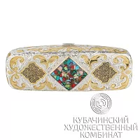 Футляр серебряный для очков 