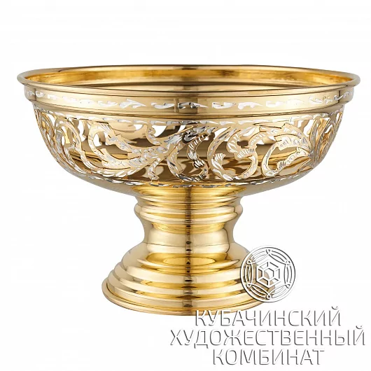 Конфетница из серебра 925 пробы