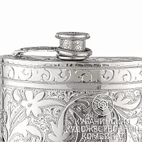 Фляга из серебра на 640 мл