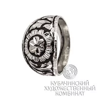 Кольцо "Цветок" из серебра