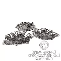 Менажница из серебра 925 пробы