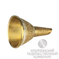 Воронка из серебра с позолотой