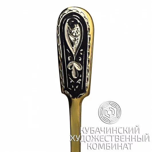 Чайная ложка из серебра
