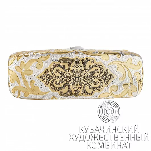 Футляр серебряный для очков 