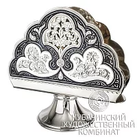 Салфетница ручной работы из серебра