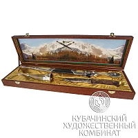 Набор из кинжала,рога и ножа