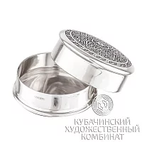 Таблетница из серебра 