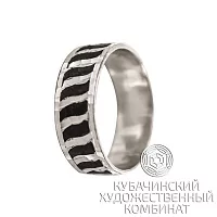 Кольцо "Линии" из серебра