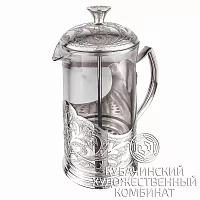 Френч пресс из серебра на 600 мл