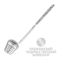 Ситечко для чая из серебра 875 пробы
