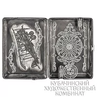 Пепельница серебряная