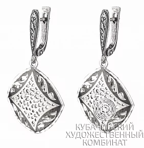 Серьги из серебра 925 пробы