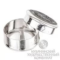 Таблетница серебряная