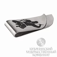 Зажим для денег из серебра