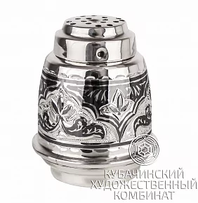 Солонка серебряная
