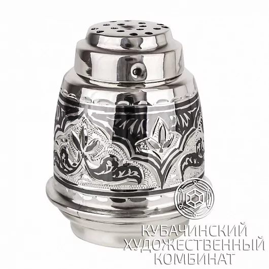 Солонка серебряная
