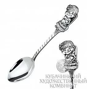 Ложка чайная "Малыш" из серебра