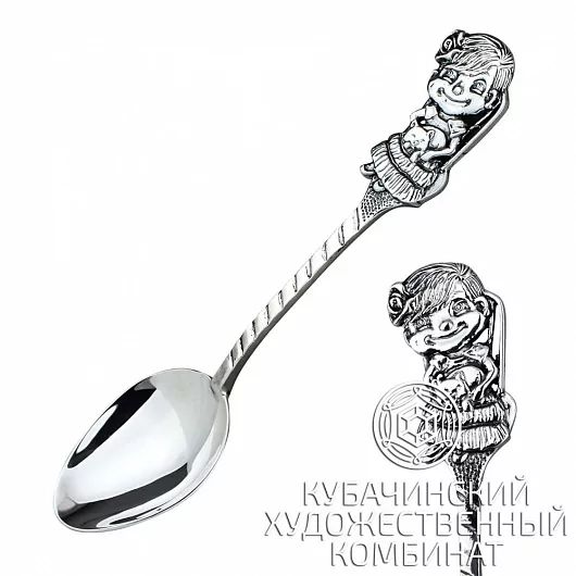 Ложка чайная "Малыш" из серебра