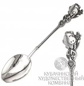Ложка чайная из серебра 925 пробы