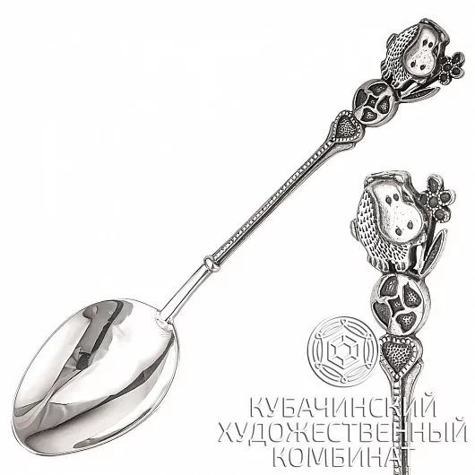 Ложка чайная из серебра 925 пробы