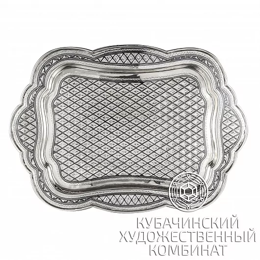 Поднос из серебра
