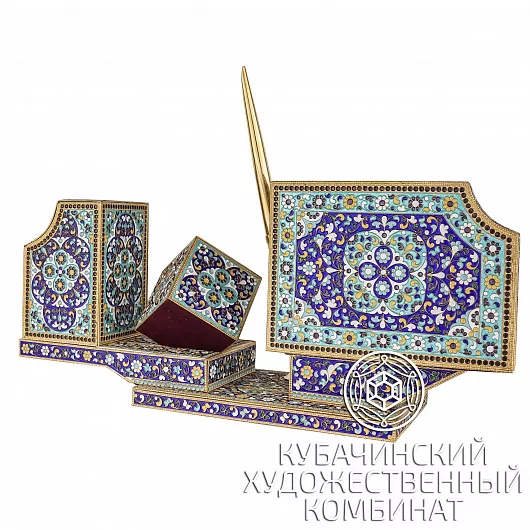 Настольный набор из серебра