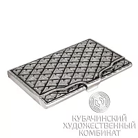 Визитница серебряная