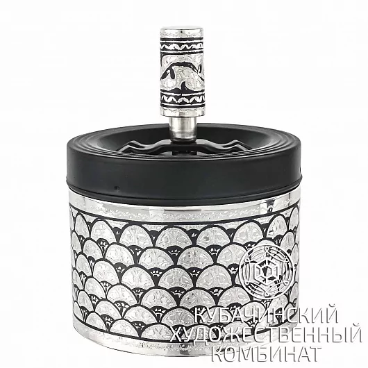 Пепельница серебряная