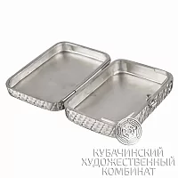 Таблетница серебряная