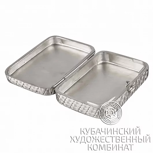 Таблетница серебряная
