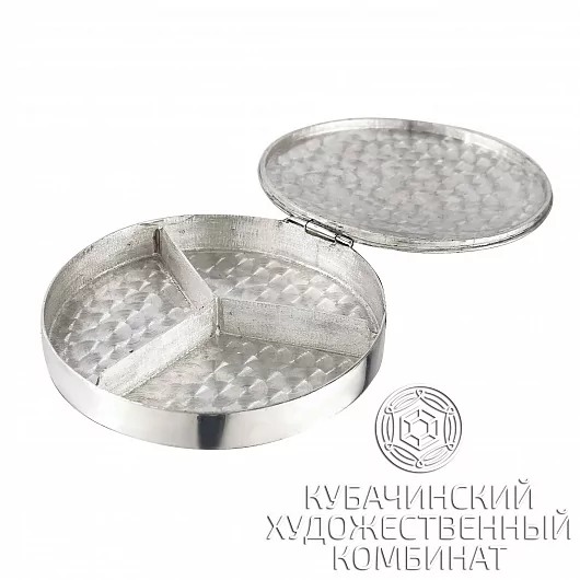 Таблетница из серебра 