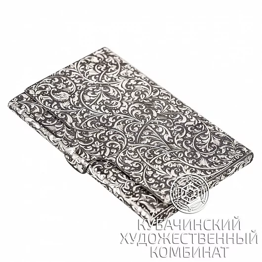 Визитница из серебра