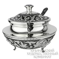 Сахарница из серебра
