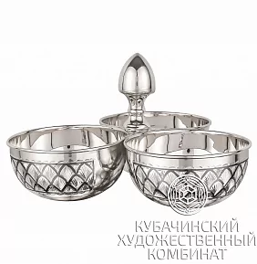Менажница серебряная