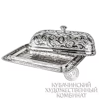 Маслёнка из серебра