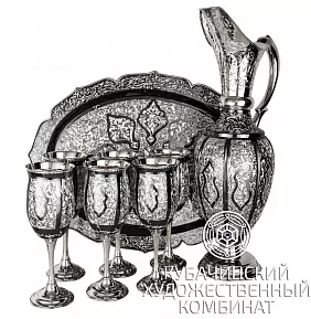 Винный сервиз из серебра на 1900 мл