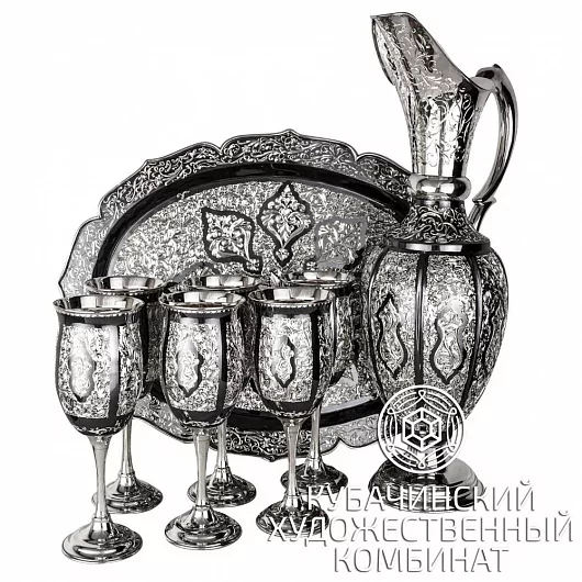 Винный сервиз из серебра на 1900 мл