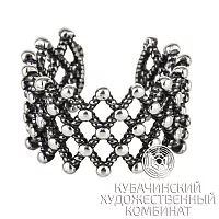 Кольцо "Сеть" из серебра