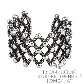 Кольцо "Сеть" из серебра