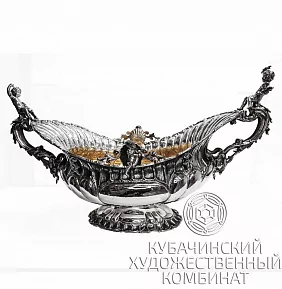 Ладья «‎Исток» из серебра 925 пробы. Эксклюзив!