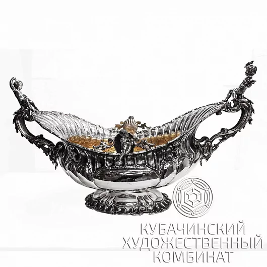 Ладья «‎Исток» из серебра 925 пробы. Эксклюзив!