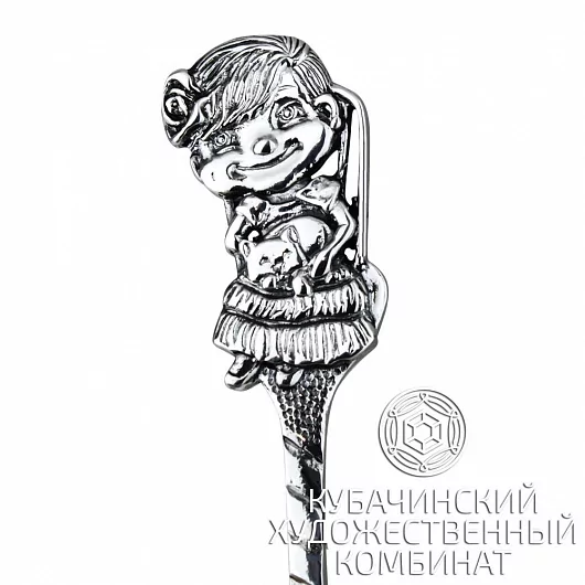 Ложка чайная "Малыш" из серебра