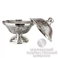Икорница серебряная на 155 мл